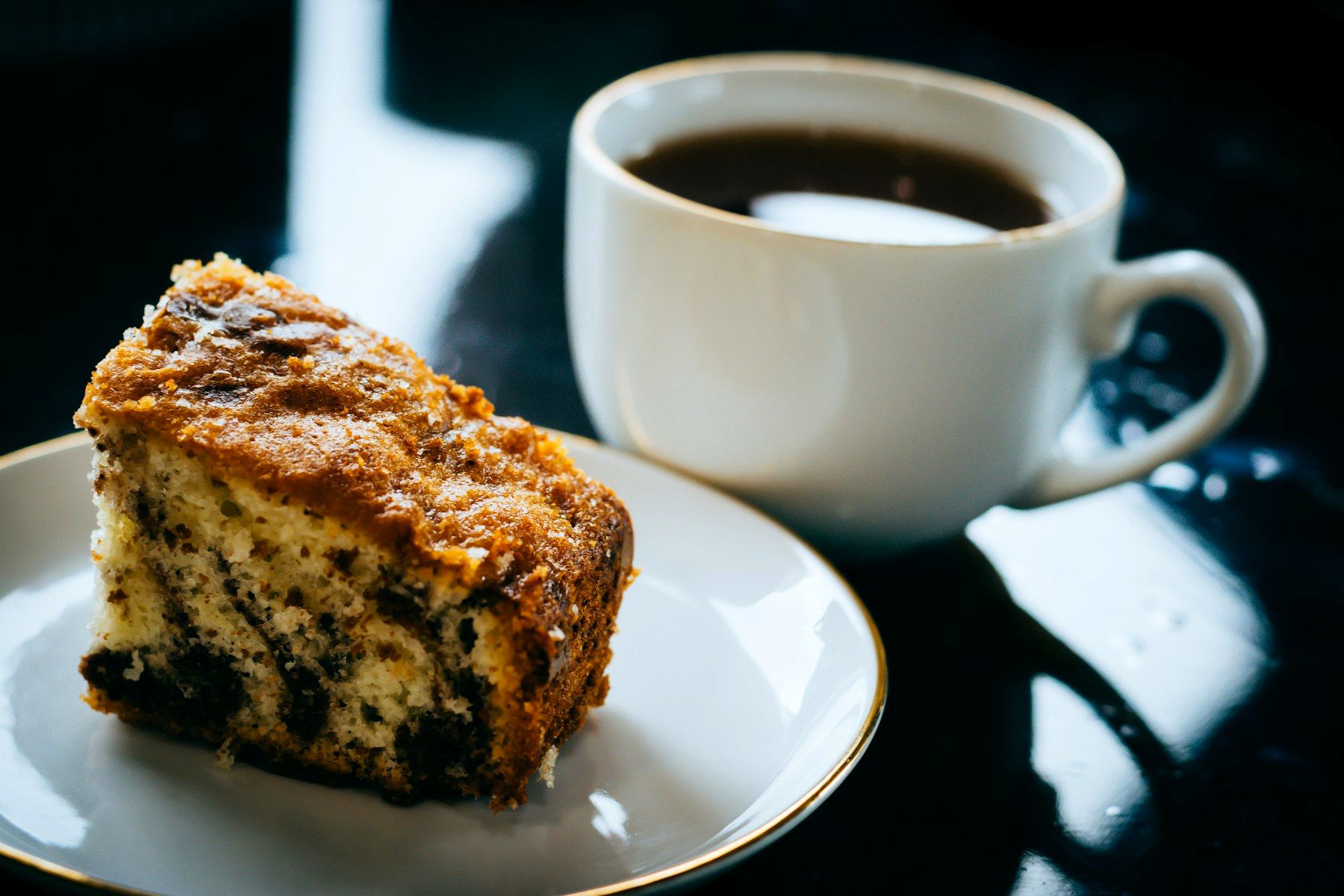 コーヒーとケーキ